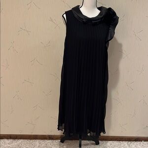 Joseph Ribkoff Black Pleated Midi Dress